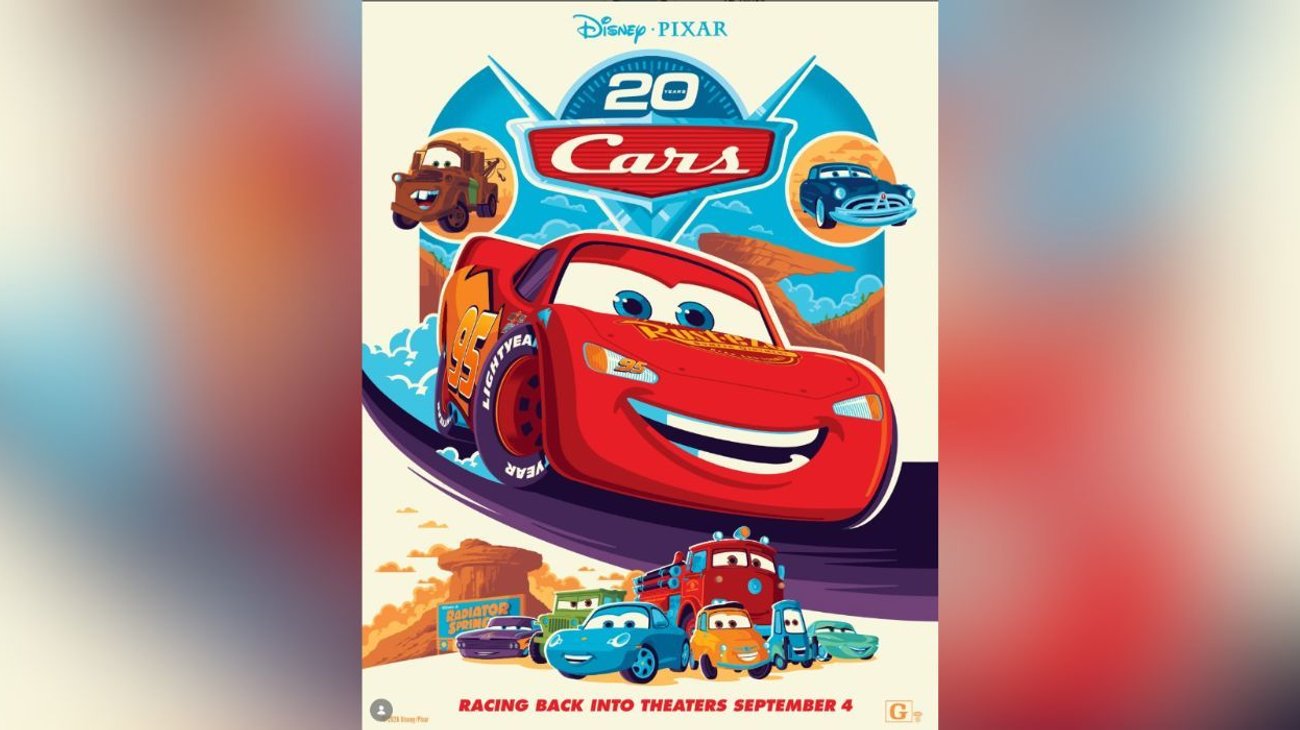 Reestrenarán Cars en cines por su aniversario 20