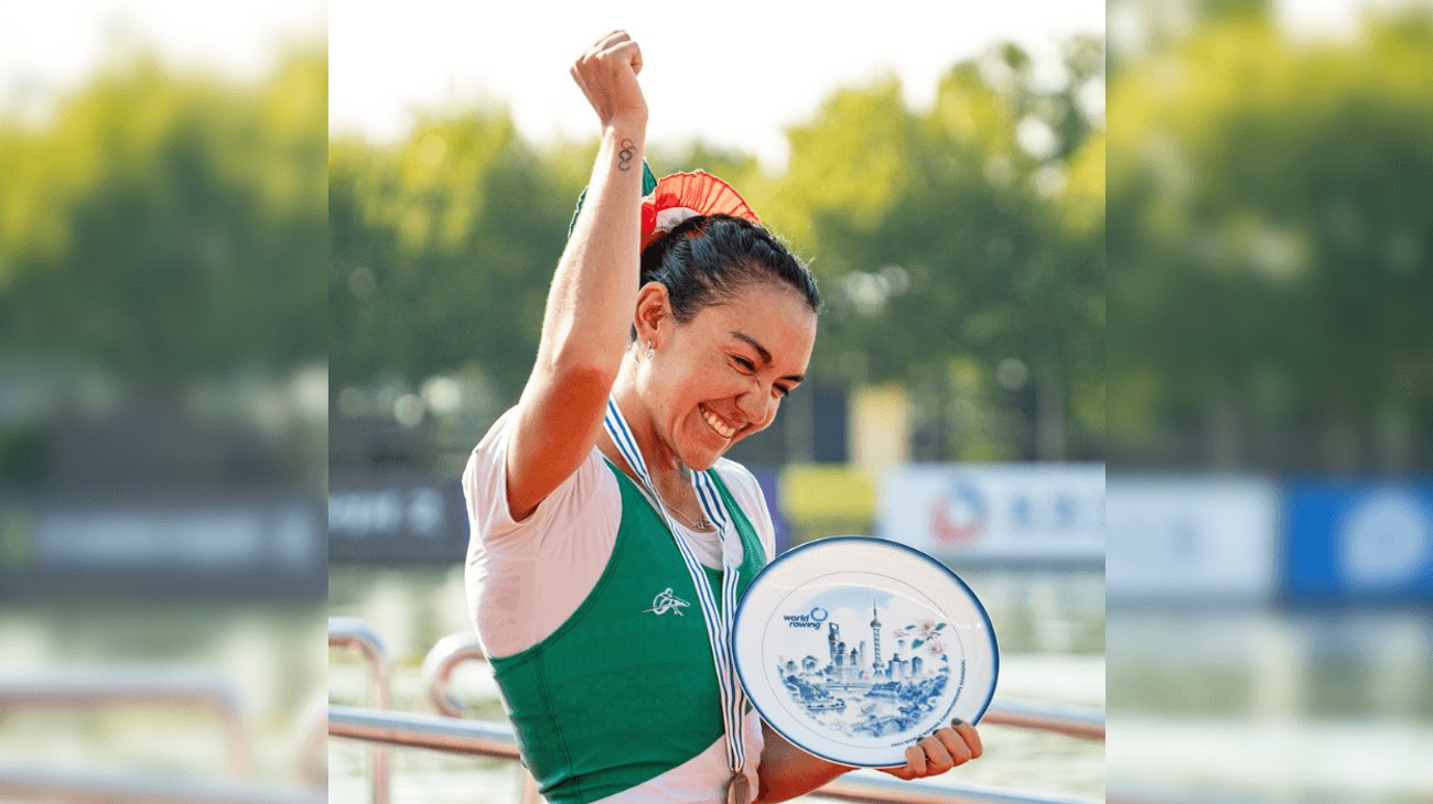 Kenia Lechuga gana bronce en Mundial de Shanghái 2025