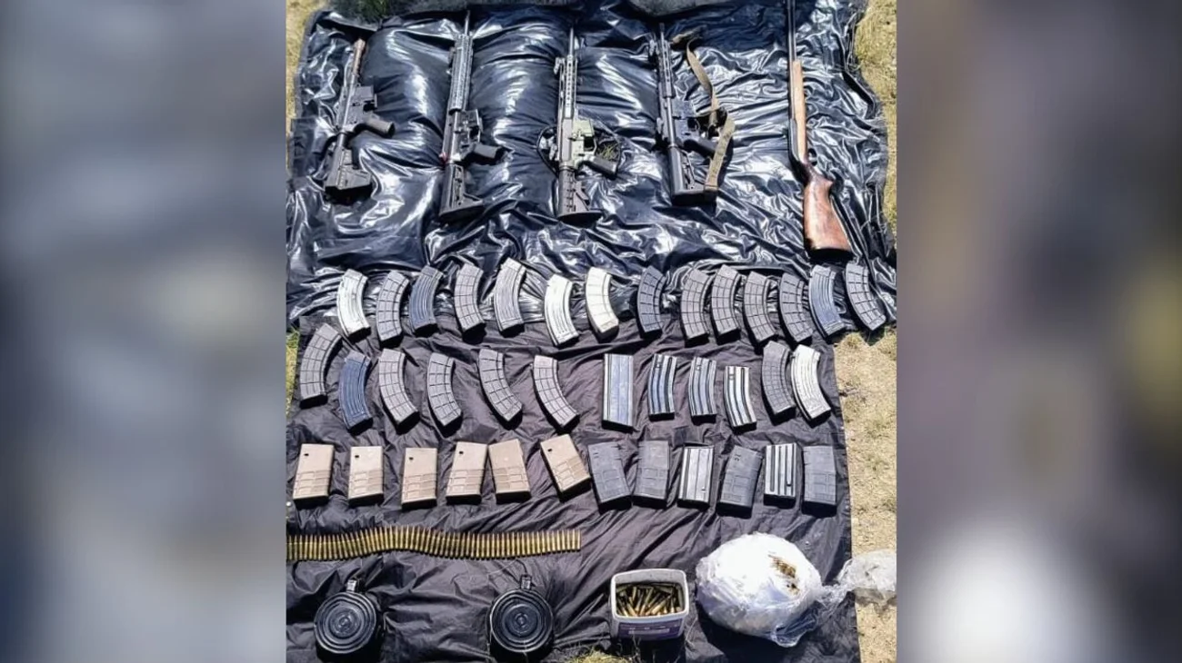 Incautan arsenal y equipo táctico en región citrícola