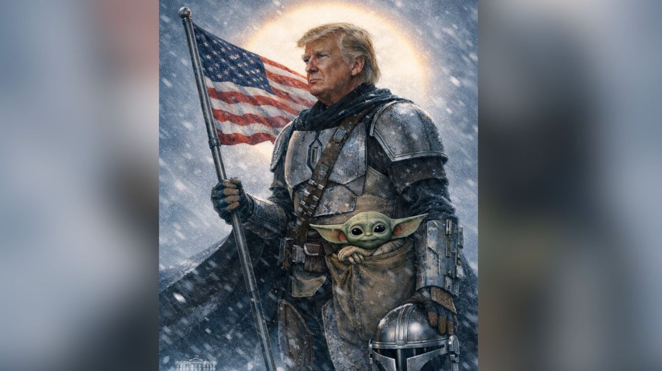 Casa Blanca convierte a Trump en Mandaloriano por Star Wars Day