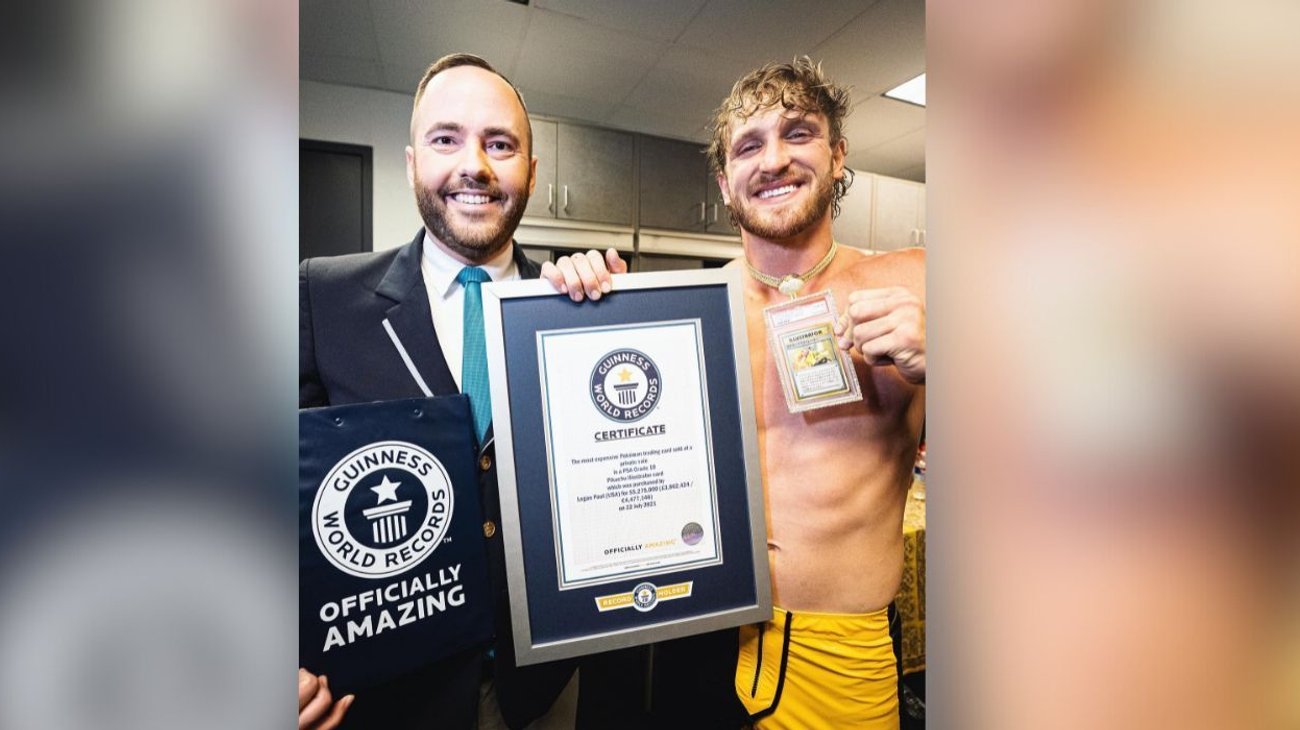 Venden tarjeta Pokémon de Logan Paul en US$16.4 millones