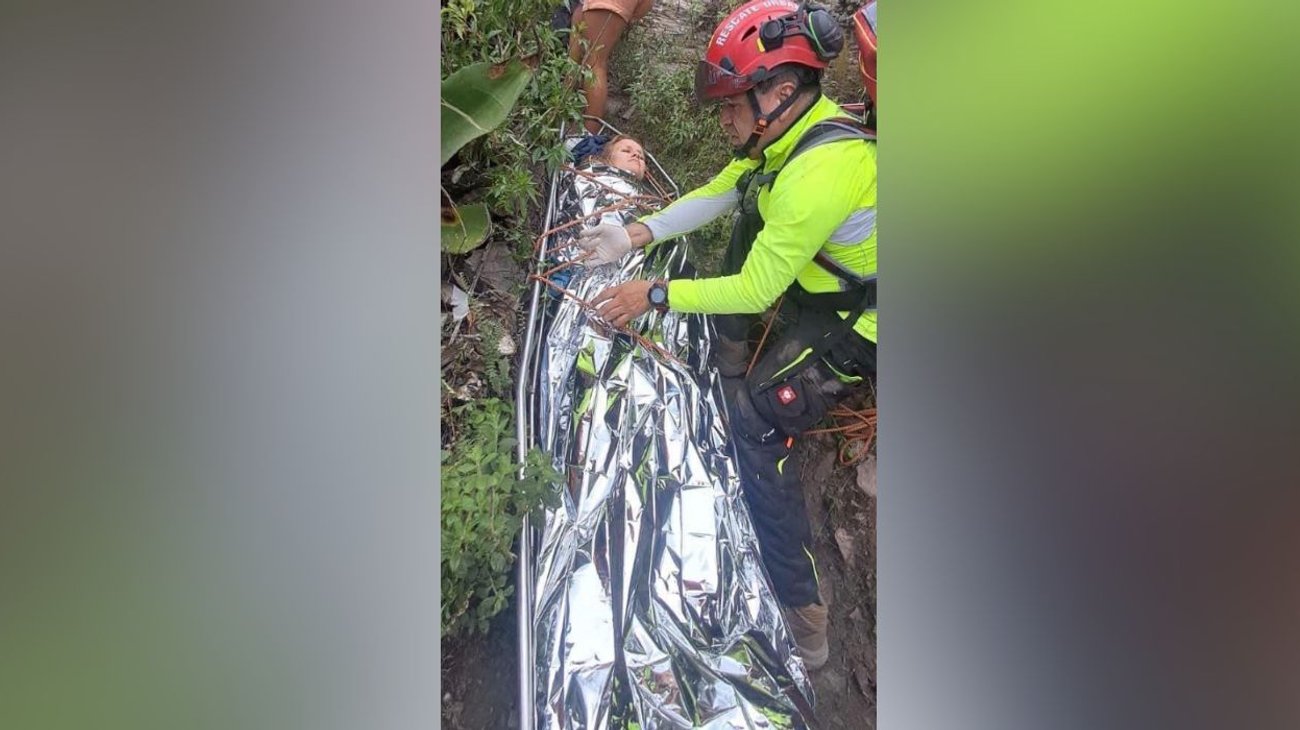Turista alemana es rescatada del cerro de La Muñeca en Hidalgo