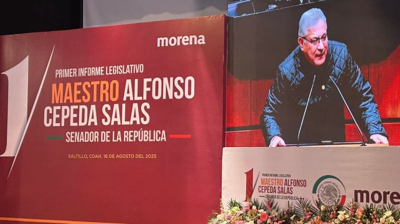 Alfonso Cepeda presenta su informe en Saltillo 