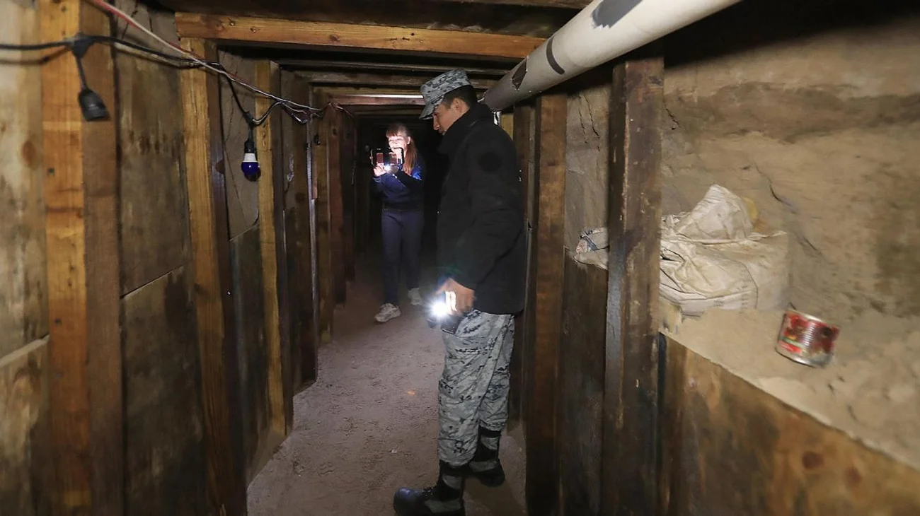 Túnel clandestino en frontera México-EUA operaba hace dos años