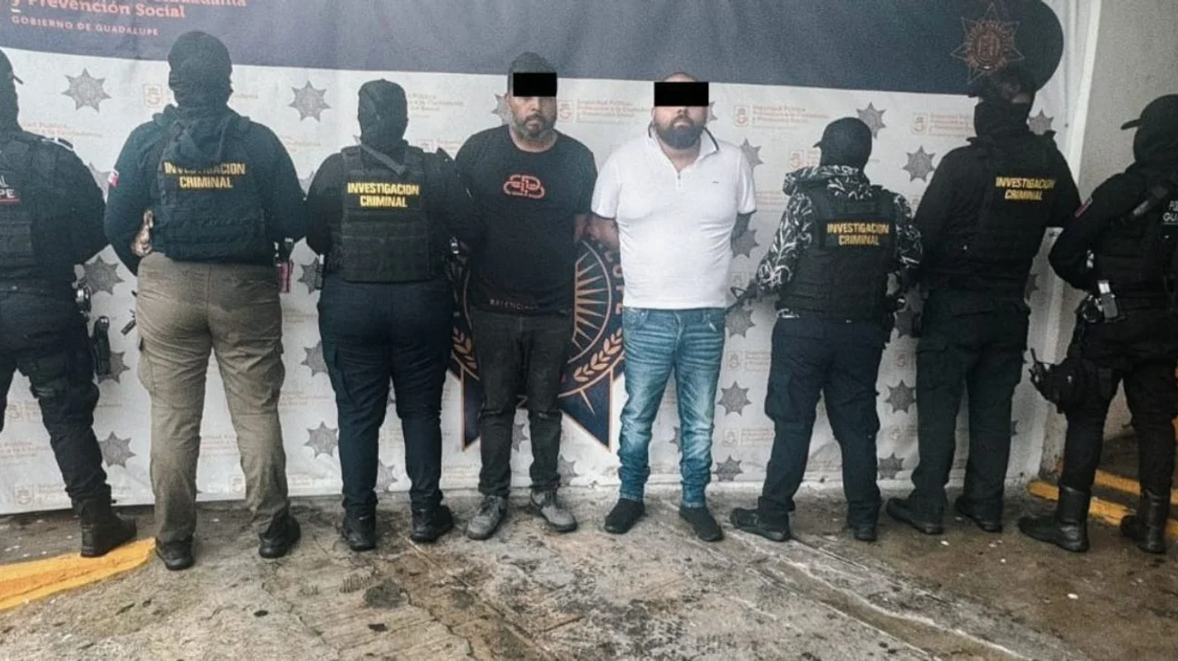 Detienen a dos por drogas y robos a transeúntes en Guadalupe