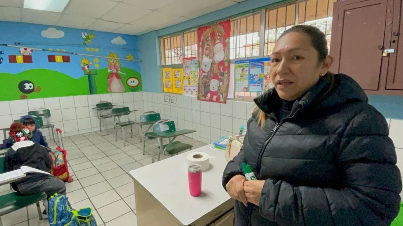 Ausentismo escolar en Reynosa debido a las bajas temperaturas