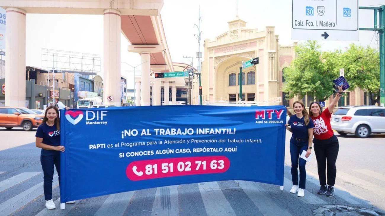 Refuerza DIF Monterrey acciones para prevenir el trabajo infantil
