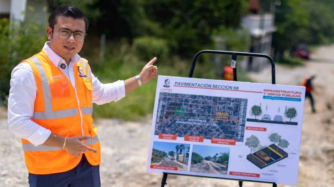 Presenta Arratia plan de pavimentación para vialidades en Juárez