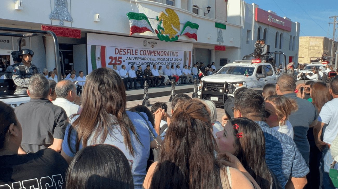 Saldo blanco en Reynosa tras desfile de la Independencia