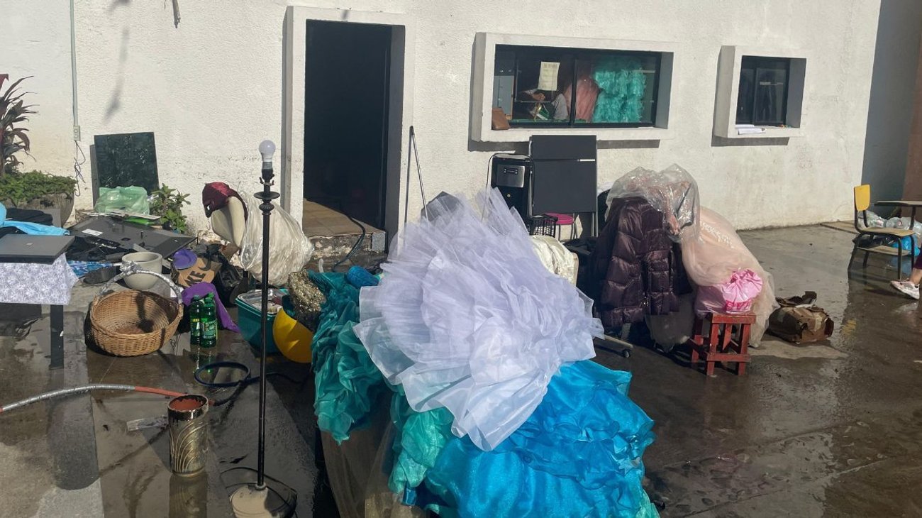 Se inundada iglesia San Isidro Labrador en Col. La Estanzuela