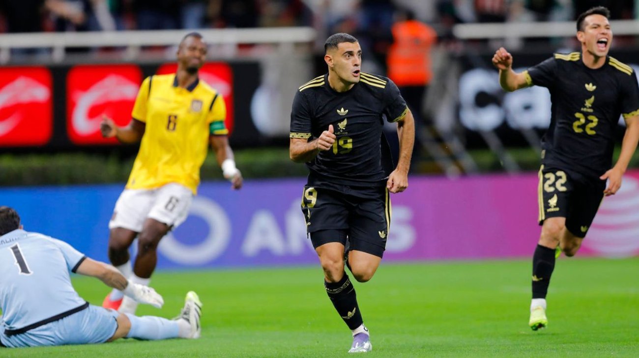 México mejora el semblante ante una selección ecuatoriana rocosa