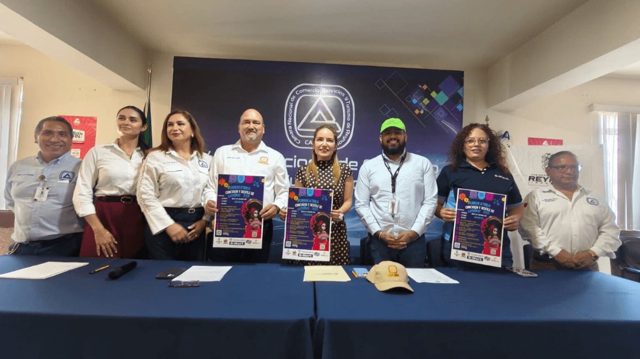 Preparan vistoso desfile y concurso de catrinas en Reynosa