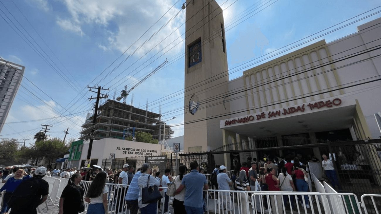 Llenan Santuario de San Judas a dos días de su fiesta patronal