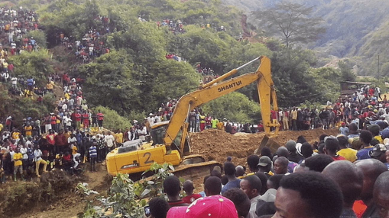 Derrumbe en mina deja 17 muertos en República del Congo