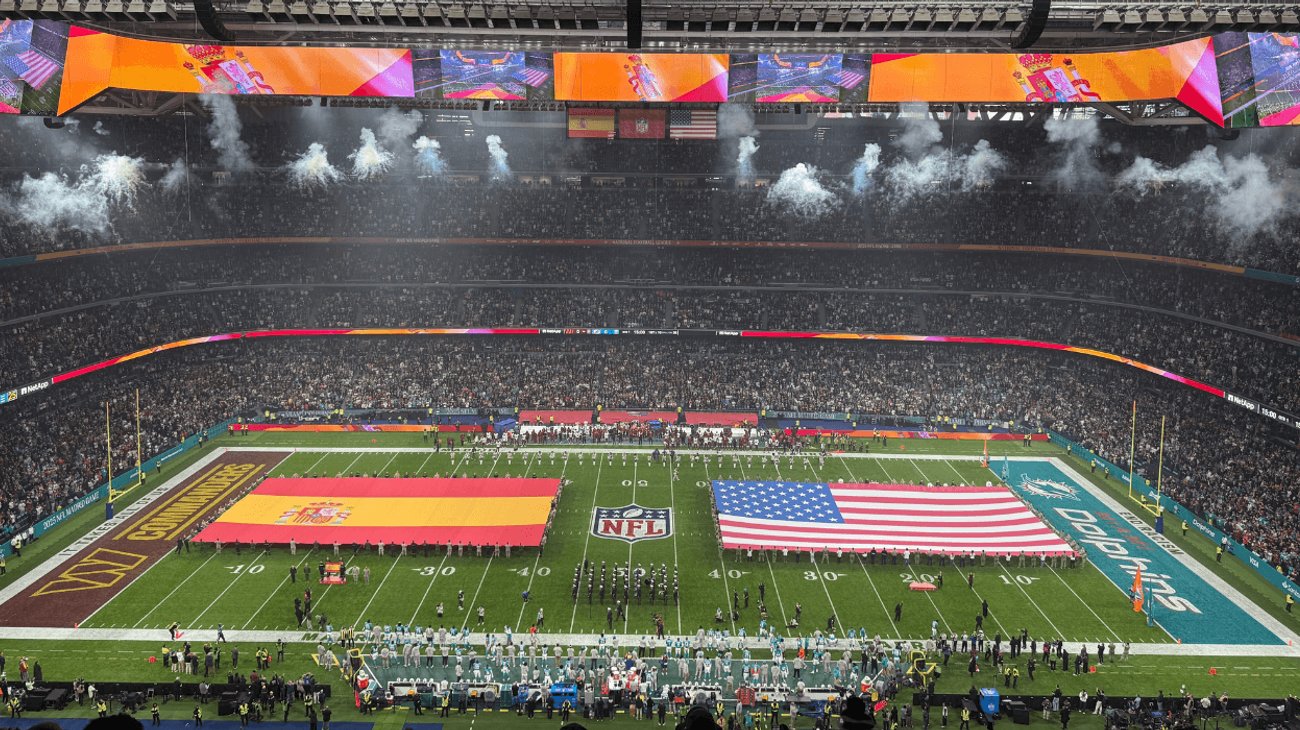 ¡Histórico! Arranca primer partido de NFL en el Santiago Bernabéu