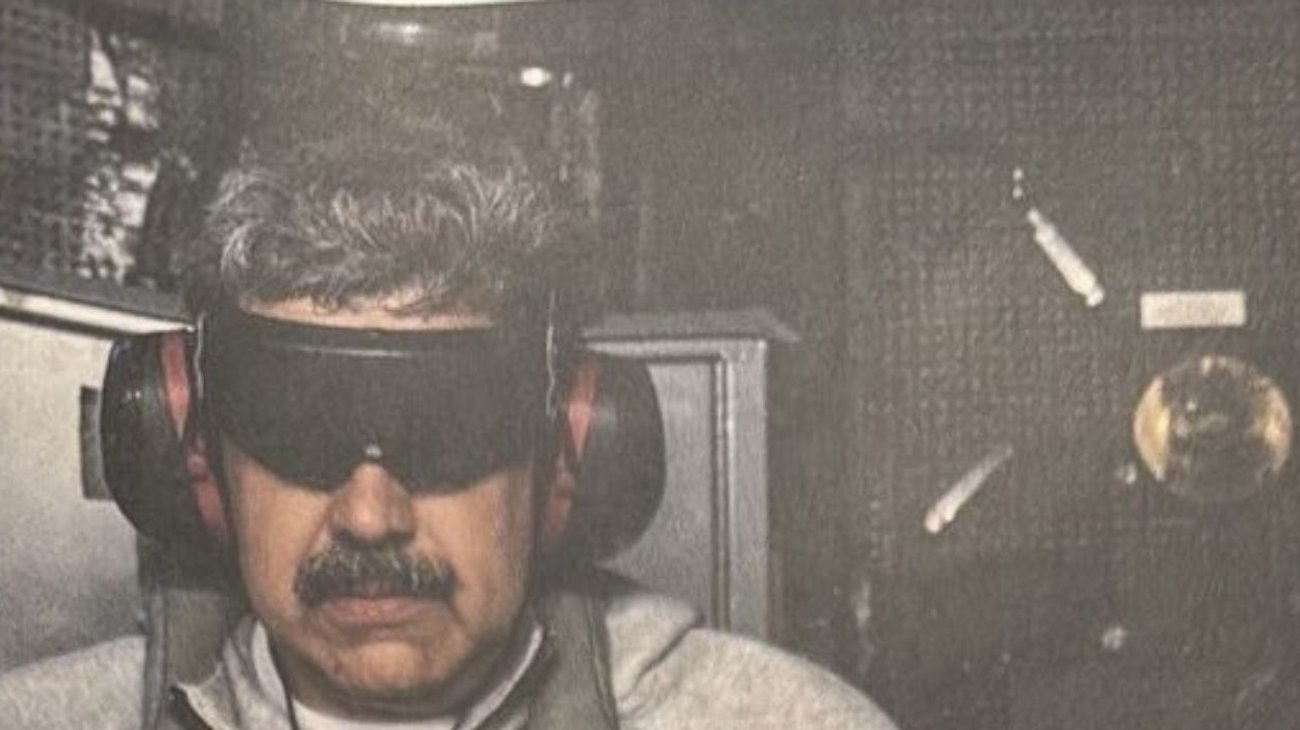 Trump publica imágenes de Nicolás Maduro capturado