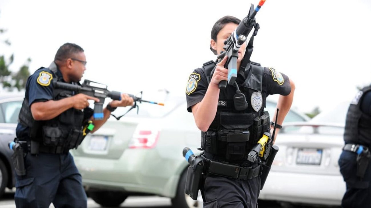 Balean dos veces en la misma semana edificio de policía en Nevada