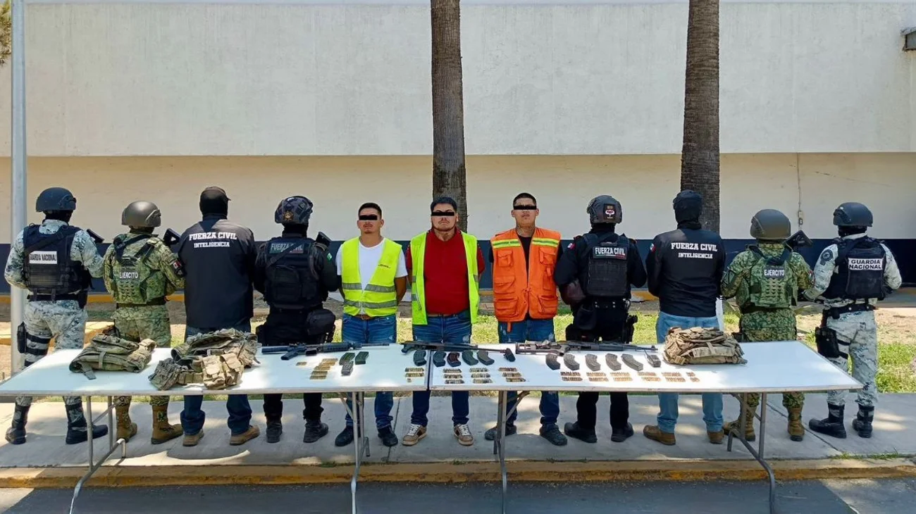 Captura líderes criminales en Villaldama; les decomisan armas