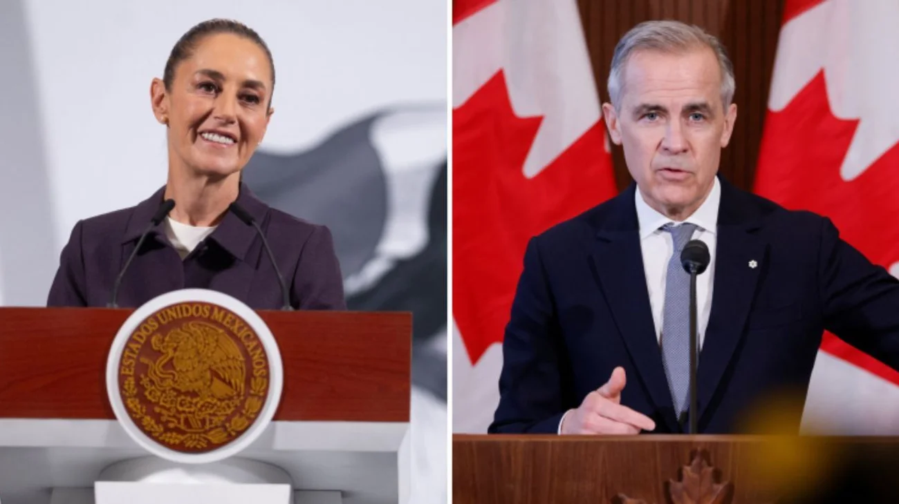 Sheinbaum conversa con Carney sobre el T-MEC 