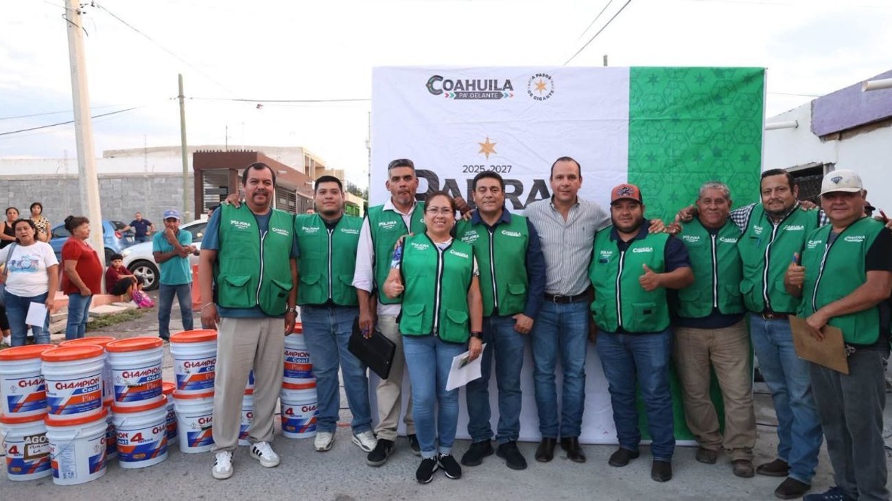 Avanza la renovación urbana en Quintas del Valle en Parras