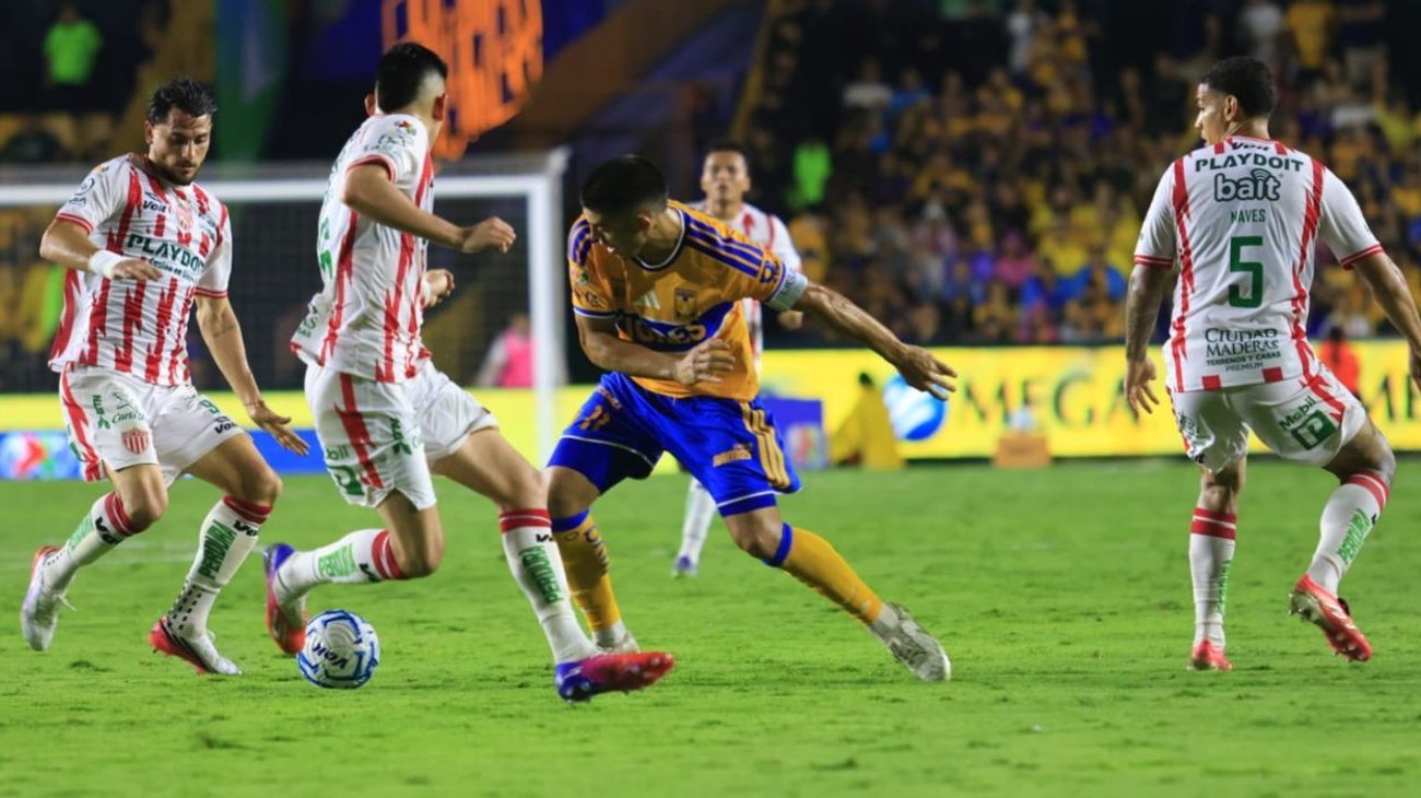 Tigres sufre para ganar: empata en casa ante Necaxa 
