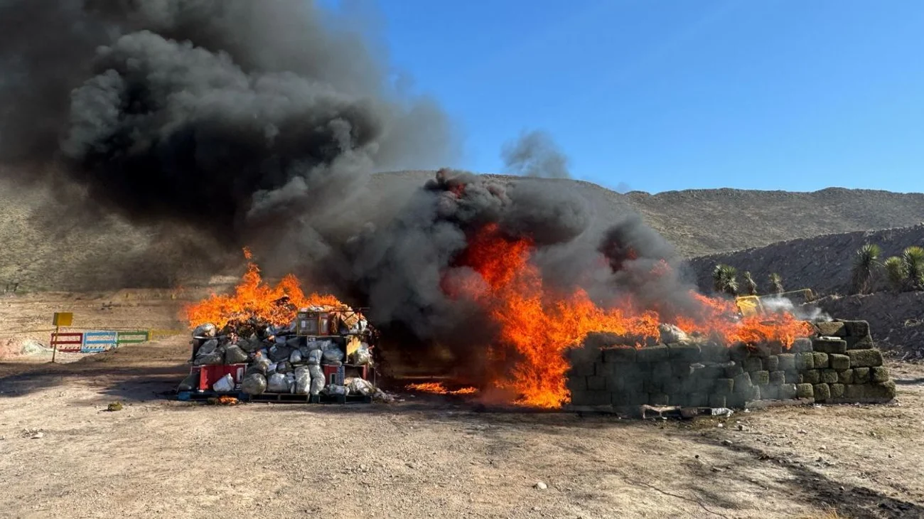 Incineran en Saltillo 3.6 toneladas de droga decomisada