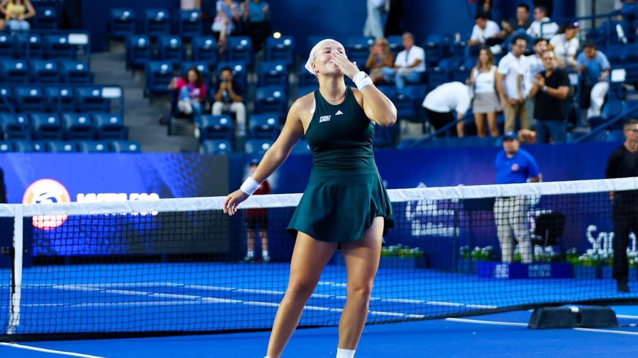 Diana Shnaider avanza a la final del Abierto GNP Seguros