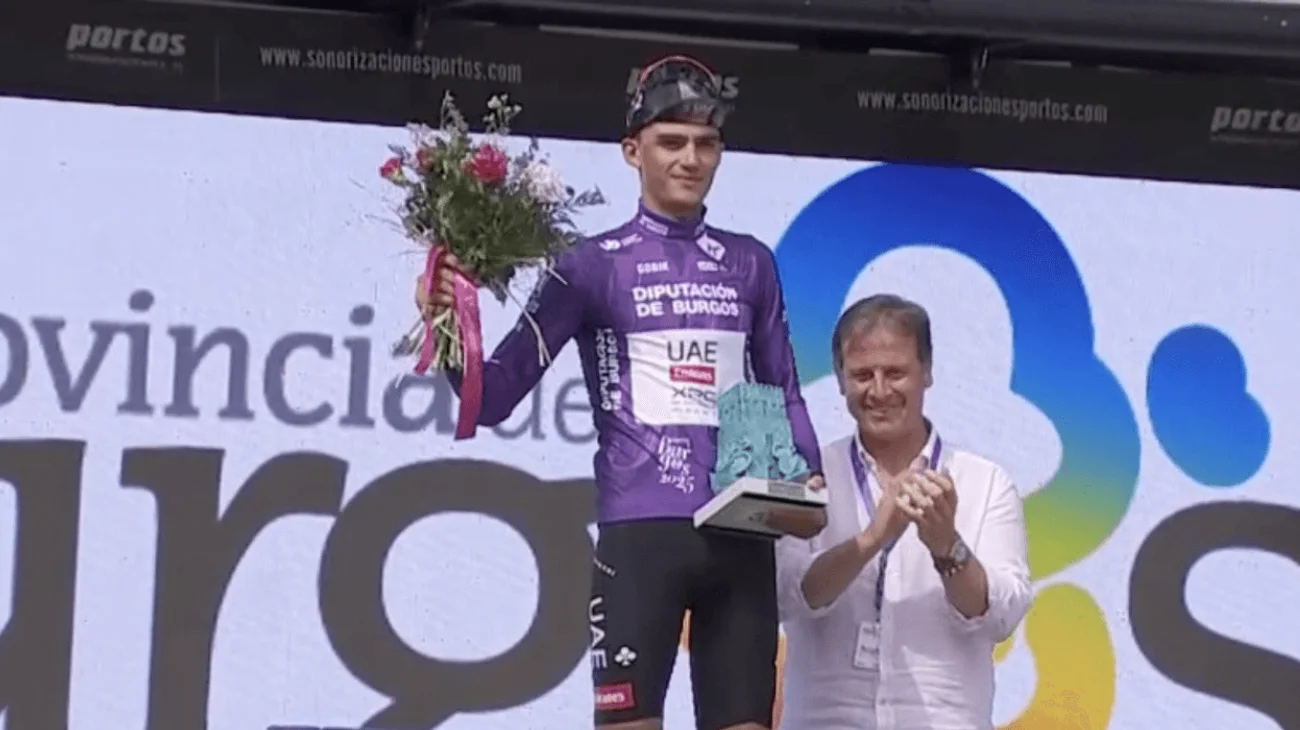 El mexicano Isaac del Toro gana la Vuelta a Burgos