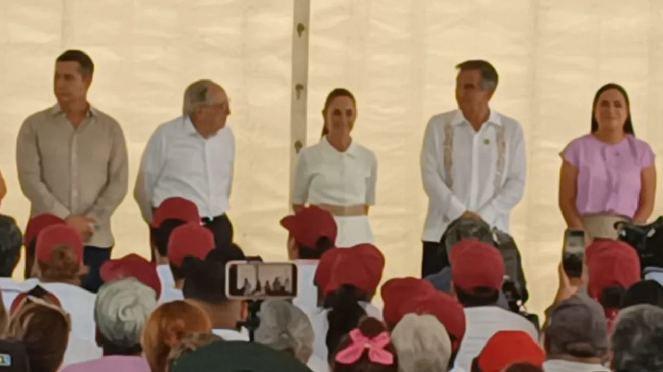 Encabeza Sheinbaum asamblea de 'Salud casa por casa' en Tampico 