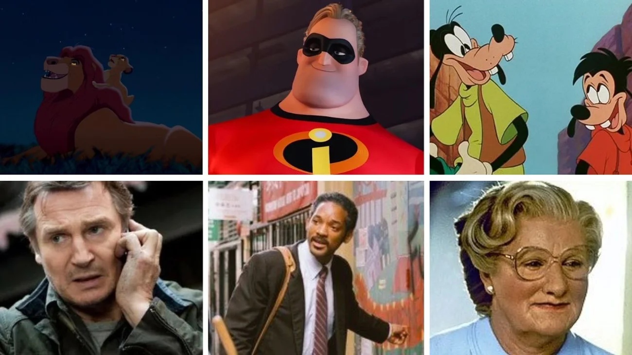 Estos son los 10 papás más queridos en el mundo del cine