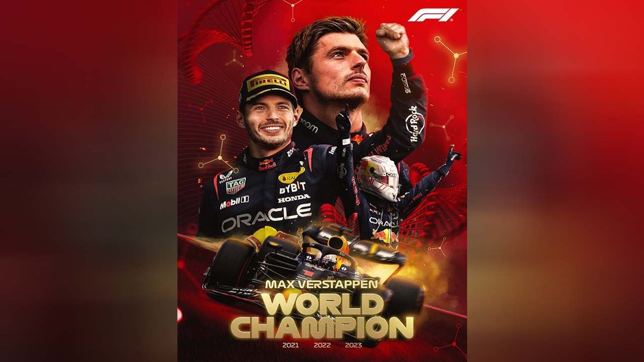 Verstappen, campeón del mundo por tercer año consecutivo