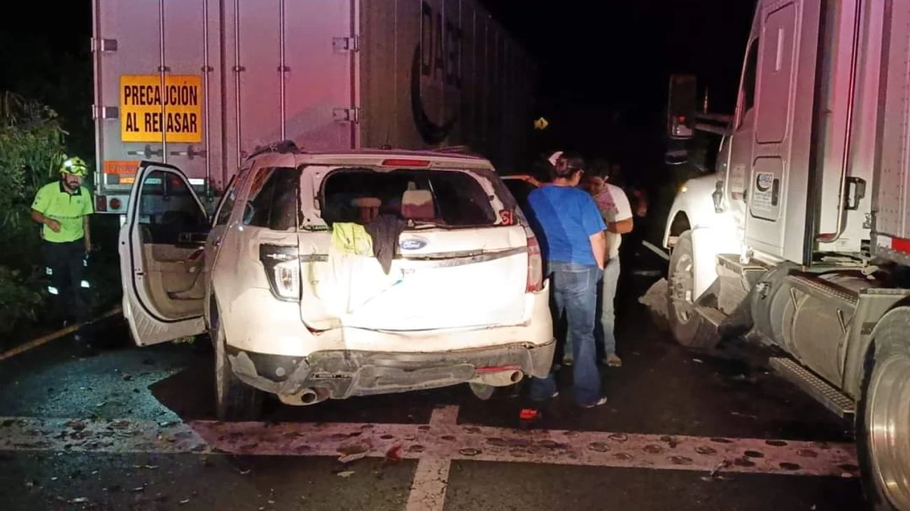 Carambola en la Carretera Nacional deja dos lesionados