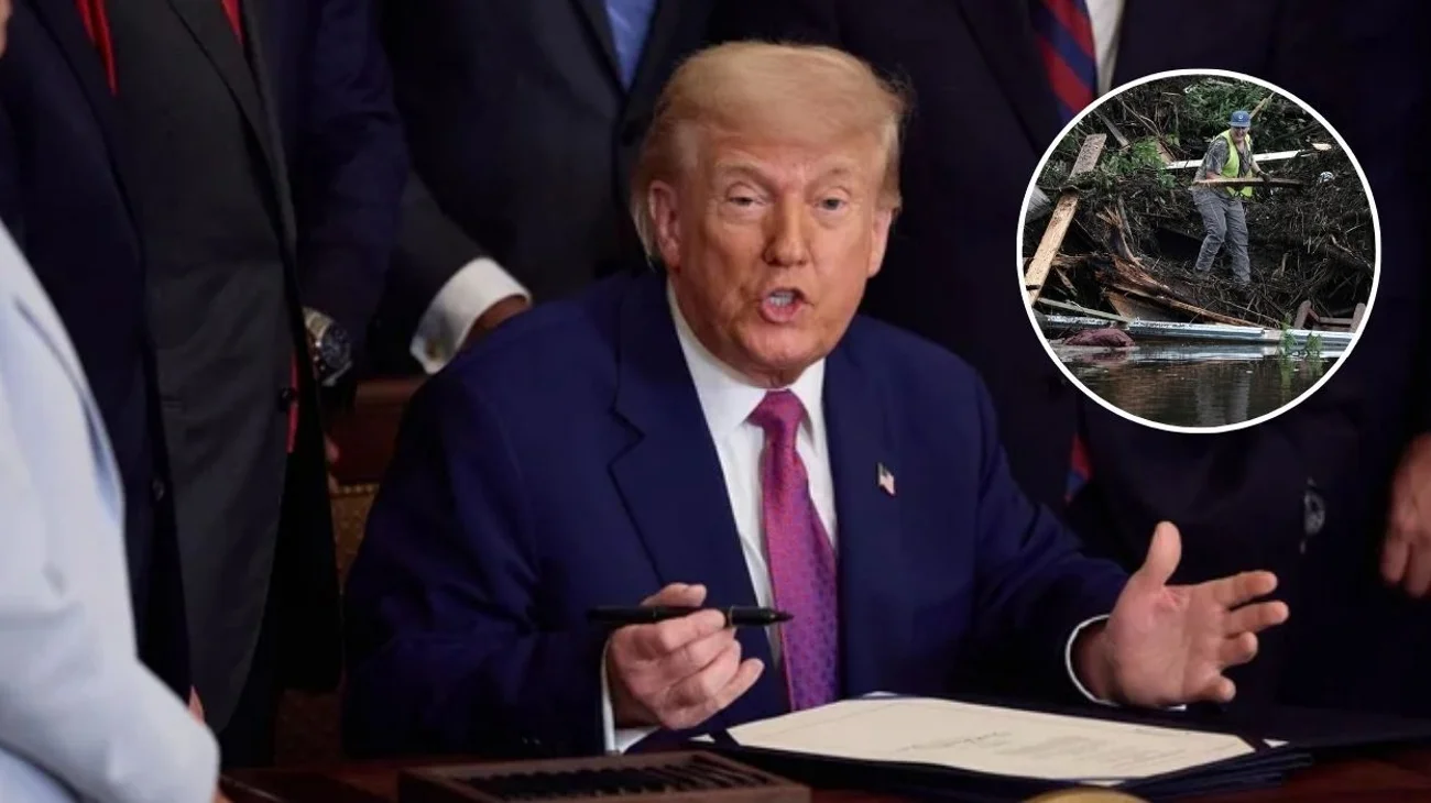 Firma Trump declaración de emergencia por inundaciones en Texas