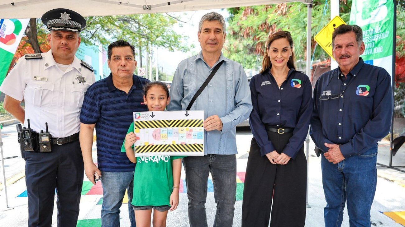 Fomenta San Pedro cultura vial para proteger a peatones