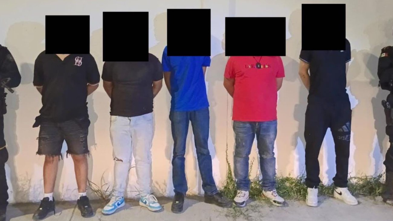 Capturan con armas y droga a presuntos delincuentes