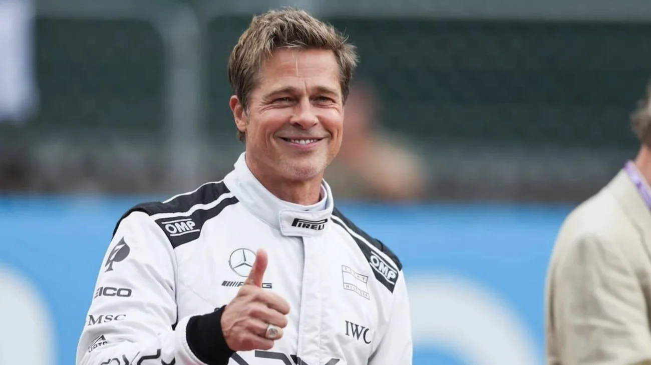 Brad Pitt graba escenas de película 'F1' en GP de México