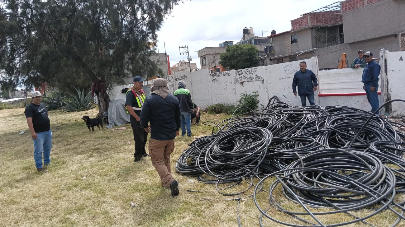 Desmantelan red de huachicoleo de agua potable en Ecatepec