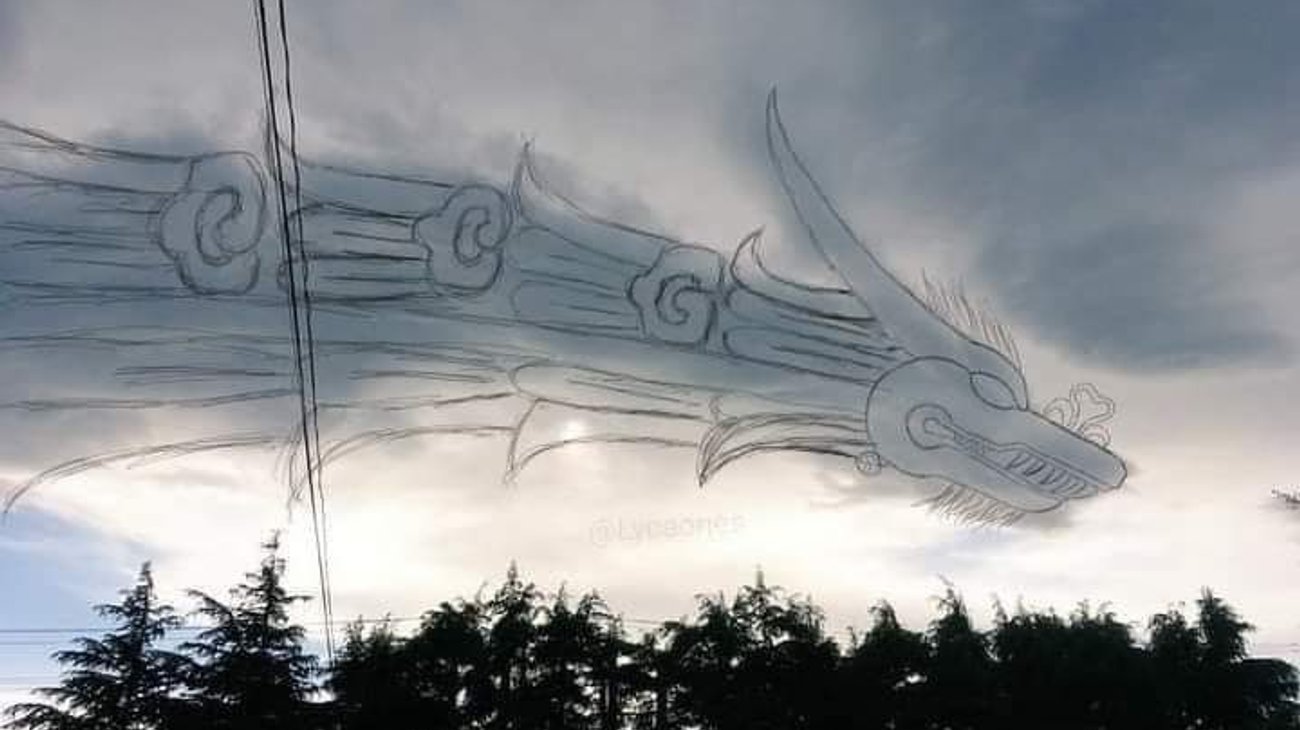 ¿Señal divina? Captan nube con forma de Quetzalcóatl