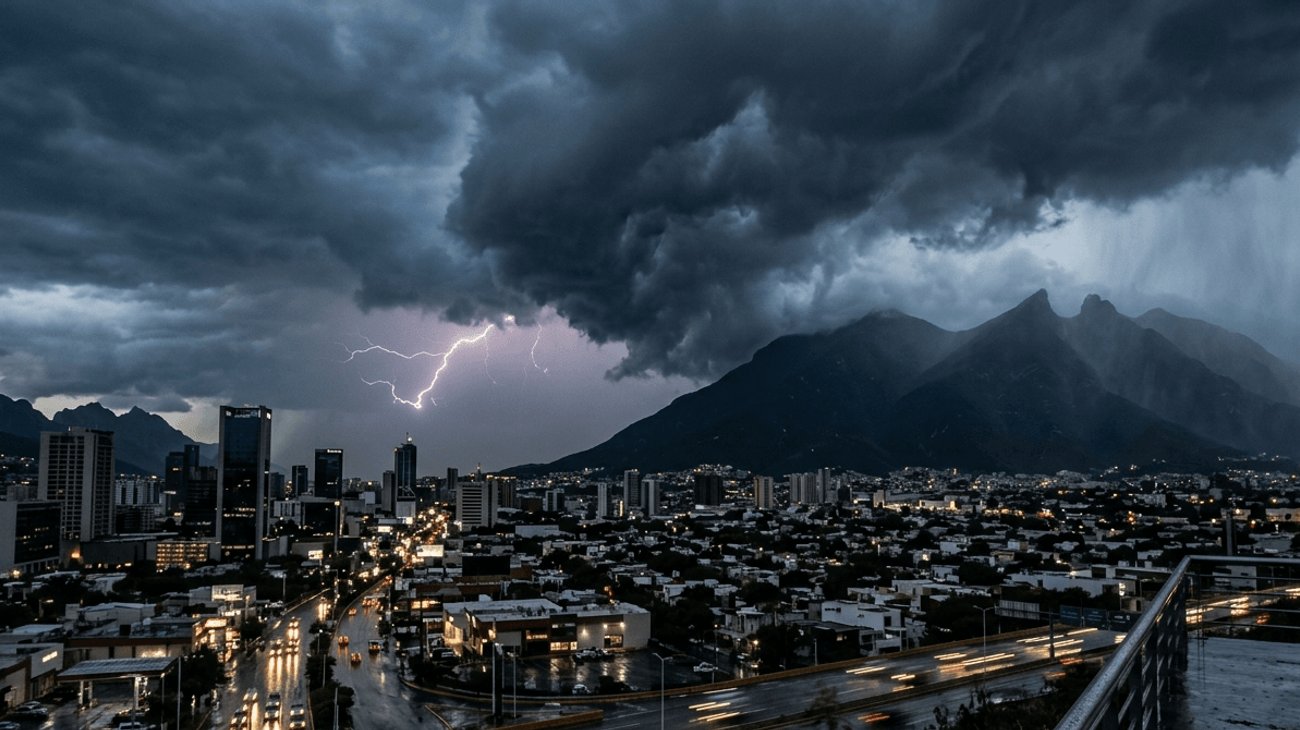 Alertan por fuertes tormentas en noreste de México