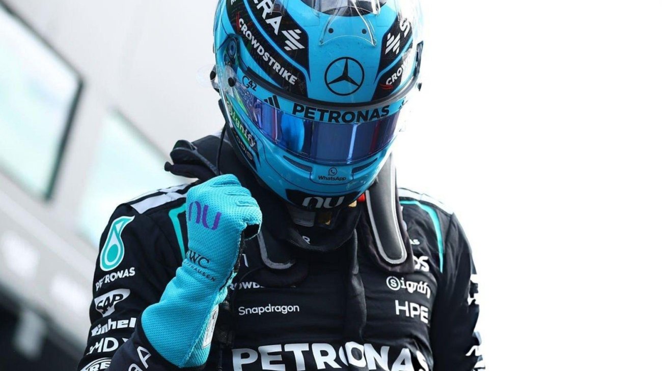 Russell conquista bajo la lluvia su tercera esprint en Zandvoort