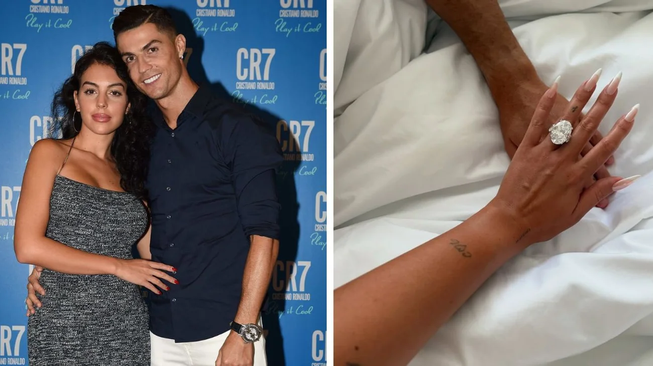 Georgina Rodríguez anuncia su compromiso con Cristiano Ronaldo
