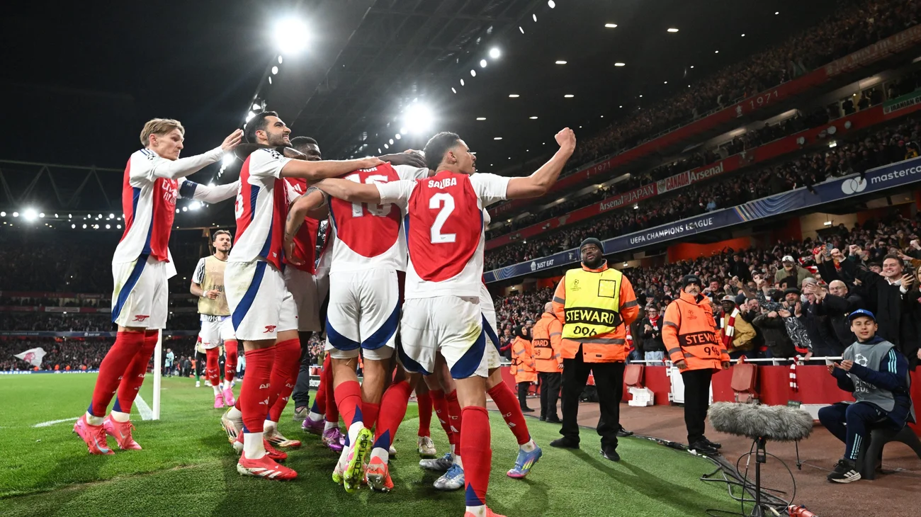 Con un Rice brillante, Arsenal golea 3-0 al Madrid en Champions