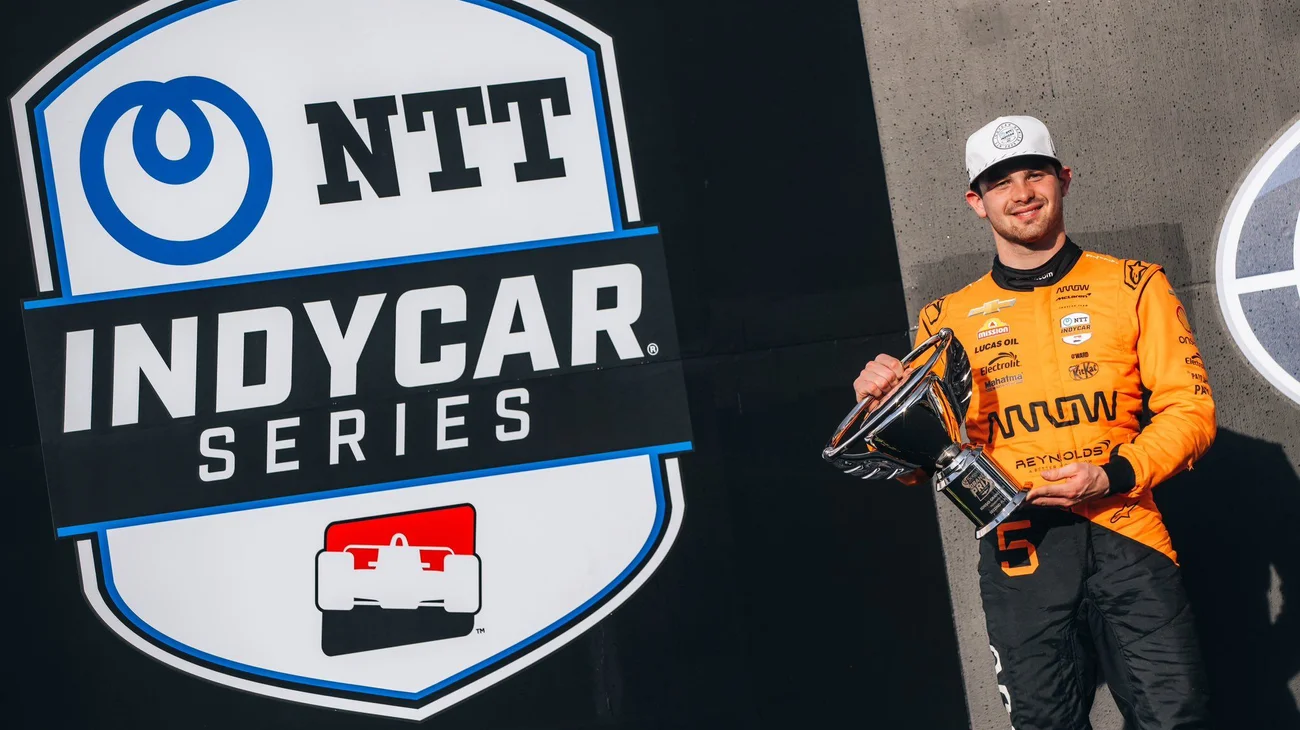 Patricio O'Ward logra segundo lugar en el GP de Indianápolis