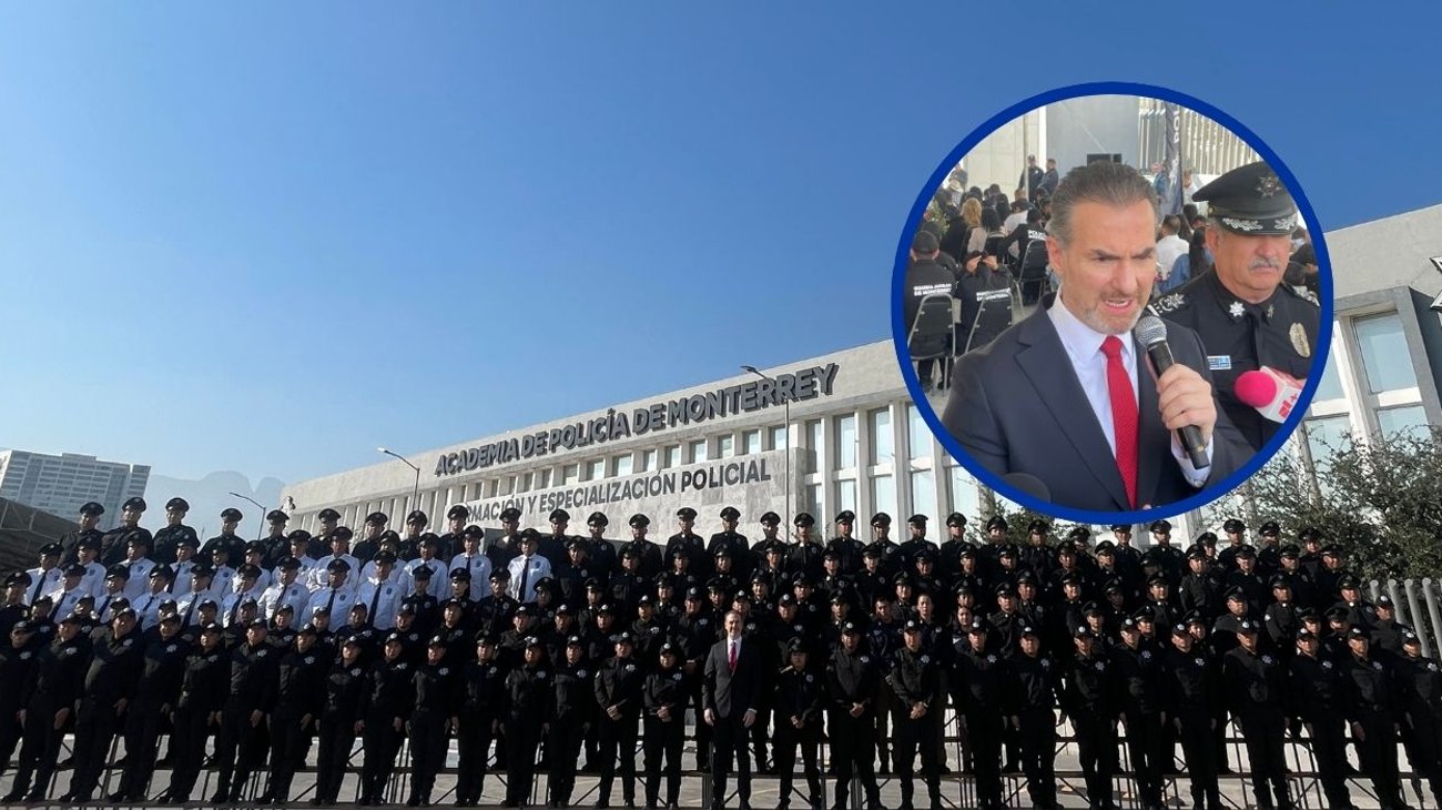 Monterrey gradúa a policías con miras a tomar zona sur