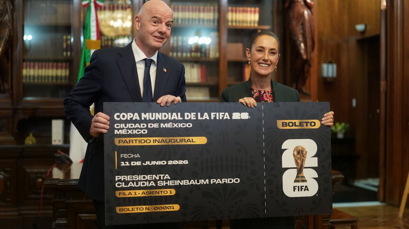 Sheinbaum regalaría su boleto para la inauguración del Mundial