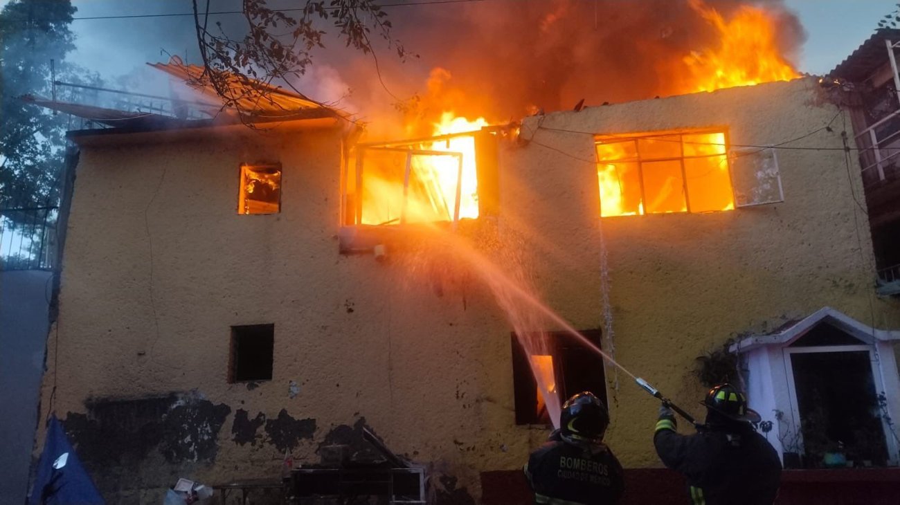 Explosión de gas en Las Águilas, Cdmx deja dos lesionados