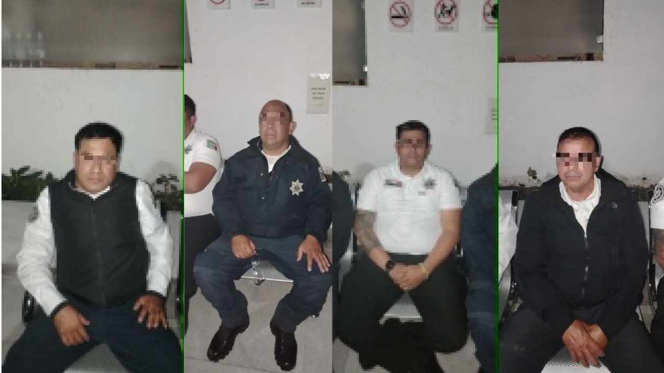 Detienen a cuatro policías de Tlalnepantla por presunta extorsión