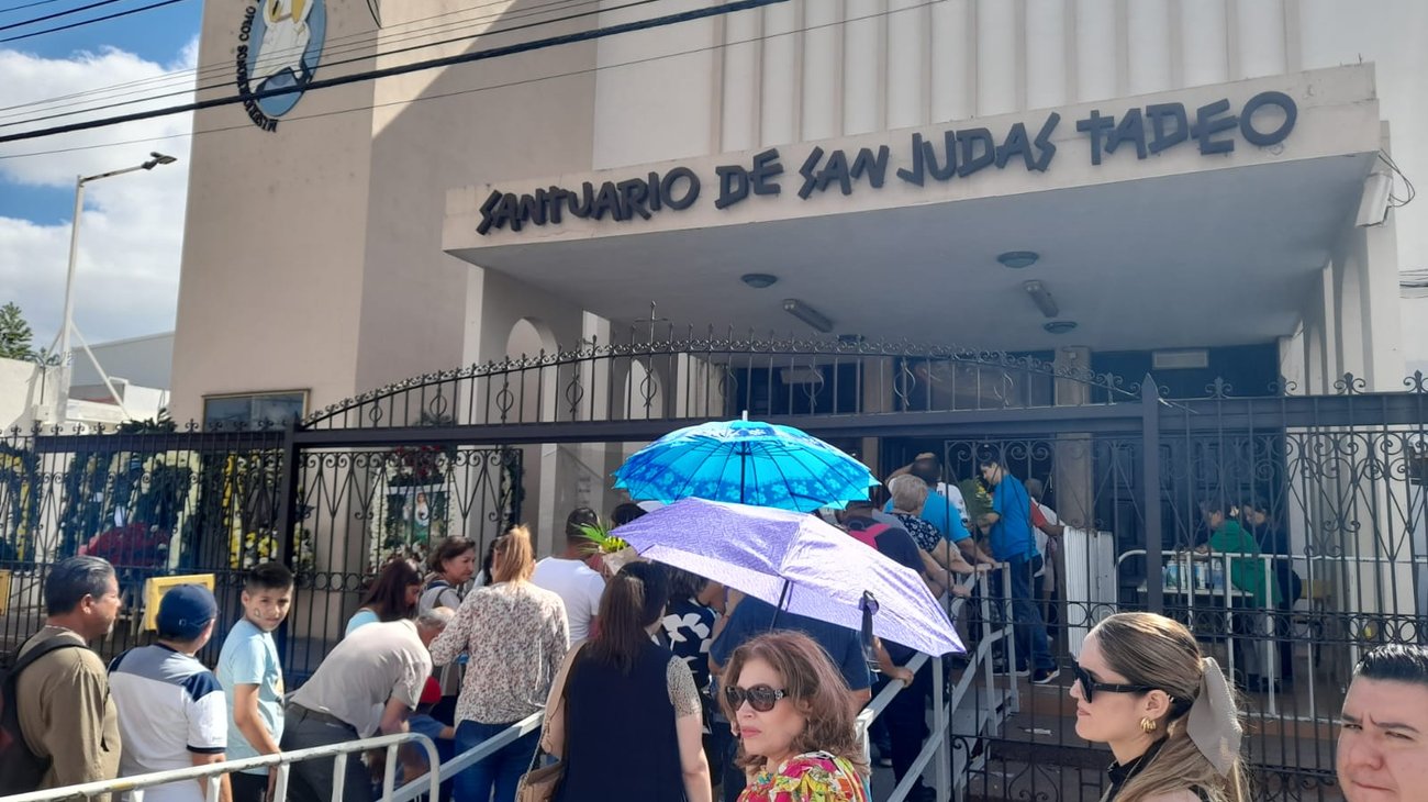 Rodean cientos de fieles Santuario de San Judas Tadeo