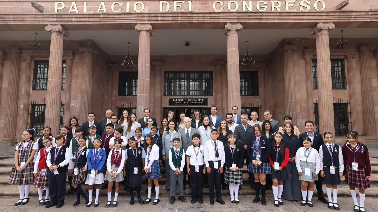 Niñas y niños presentan propuestas en el Congreso de Coahuila