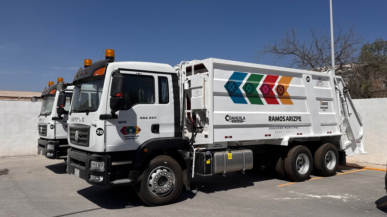 Ramos Arizpe estrenará camiones recolectores y contenedores